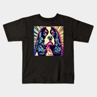 Spaniel Pop Art Kids T-Shirt